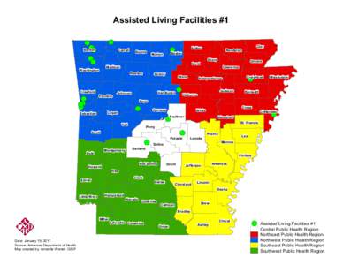 Assisted Living Facilities #1 ! ( ! (