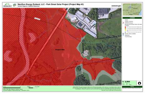 NextSun Energy Rutland, LLC - Park Street Solar Project (Project Map #2)  vermont.gov Vermont Agency of Natural Resources