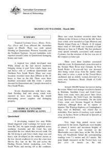 1970–75 Southern Hemisphere tropical cyclone seasons / Cyclone Steve / Meteorology / Atmospheric sciences / Weather