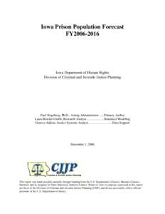 Microsoft Word - Iowa Prison Population Forecast Final.doc