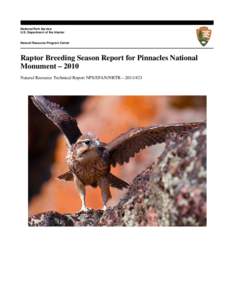 2006 RAPTOR BREEDING SEASON REPORT