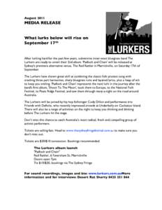 Padlock / Marrickville /  New South Wales / Internet culture / Lurker / The Lurkers