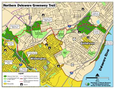 Northern Delaware Greenway Trail Bellevue State Park Alapocas Run State Park Alapocas Run