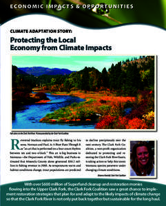 E c o n o m i c i m pa c t s & o p p o r t u n i t i E s  cLimatE adaptation story: protecting the Local Economy from climate impacts