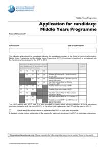 International Baccalaureate / Overseas School of Colombo / Miras International School /  Almaty / Education / Evaluation / IB Middle Years Programme