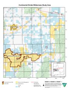 Continental Divide Wilderness Study Area Datil 60  £