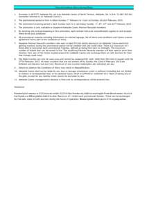 Terms & Conditions- Earn a Sunday Roast 1. Promoter is SKYCITY Adelaide Pty Ltd t/as Adelaide Casino of North Terrace, Adelaide, SA. A.B.N[removed] (hereafter referred to as ‘Adelaide Casino’).