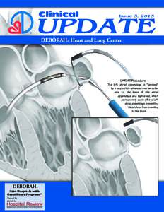 UPDATE Clinical Issue 3, 2013  DEBORAH Heart and Lung Center