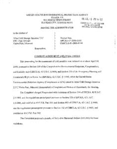 consent agreements, atlas cold storage america llc, epcra[removed], cercla[removed], vinita park, missouri, july 6, 2006