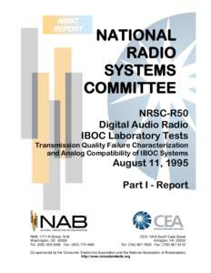 National Radio Systems Committee / Electronics / Electronic engineering / Digital radio / In-band on-channel / Consumer Electronics Association / National Association of Broadcasters / AM broadcasting / Digital audio / Standards organizations / Broadcast engineering / Technology