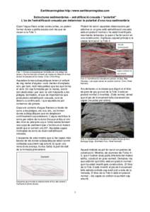 Earthlearningidea http://www.earthlearningidea.com Estructures sedimentàries – estratificació creuada i “polaritat” L’ús de l’estratificació creuada per determinar la polaritat d’una roca sedimentària Qu