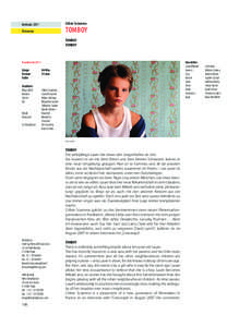 La Fémis / Céline Sciamma / Mathieu Demy / Water Lilies / Para One / Cinema of France / Films / Tomboy