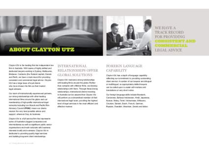 Doing business in Australia_About Clayton Utz