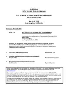 Los Angeles County Metropolitan Transportation Authority / Los Angeles / Regional Transportation Plan / Massachusetts Bay Transportation Authority / Transportation in the United States / Transport / Transportation planning