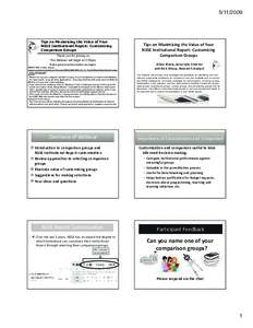 Microsoft PowerPoint - Comparison Groups Webinar Kinzie_Shoup_finalrevision [Compatibility Mode]