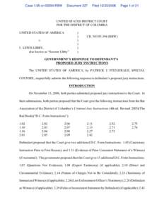 Deception / Perjury / Scooter Libby / Ethics / Arthur Andersen LLP v. United States / Plame affair grand jury investigation / United States v. Libby / Law / Plame affair / Crimes