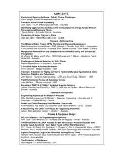 Chemical elements / Dietary minerals / Ferromagnetic materials / Transition metals / Goldfields-Esperance / Nickel / Heap leaching / Cobalt / Minara Resources / Chemistry / Mining / Matter