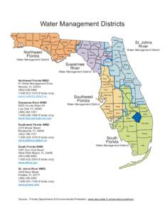 Palatka /  Florida / Northwest Florida Water Management District / Southwest Florida Water Management District / St. Johns River Water Management District / Florida Department of Environmental Protection / South Florida Water Management District / Suwannee River / St. Johns River / Index of Florida-related articles / State governments of the United States / Florida / Government of Florida