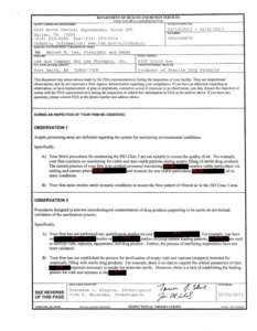 Form[removed]Lee and Company dba Lee Pharmacy, Inc - Producer of Sterile Drug Products