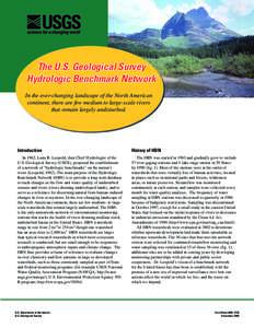 Hydrology / Drainage basin / Streamflow / Stream gauge / Water quality / HBN / United States Geological Survey / Freshwater environmental quality parameters