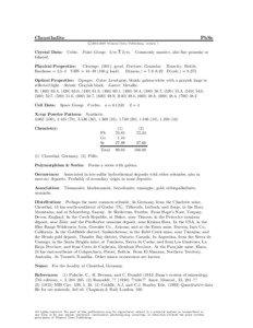 Clausthalite  PbSe