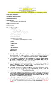 AGENDA BOARD OF COUNTY COMMISSIONERS February 4, 2014 8:00 AM COMMISSIONERS ROOM COURTHOUSE WILLISTON, NORTH DAKOTA ANNUAL ROAD INFORMATION/FROST LAW MEETING 2:30 PM COMMISSIONERS ROOM