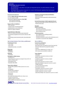 MARYLAND Maryland Higher Education Commission • Coordinating board • Data collected from 2-year public, 4-year public, and independent (private, non-profit) institutions in the state