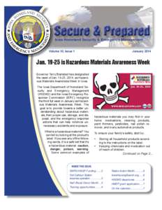 Iowa Hom Homeland meland Security & Emergency M Management anagement Volume 10, Issue 1
