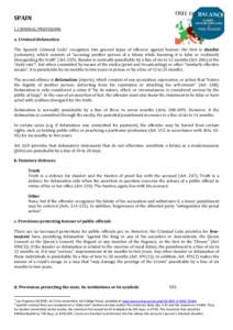 Crimes / Defamation / Tort law / Madrid train bombings / Law / El Mundo / Federico Jiménez Losantos / Alberto Ruiz-Gallardón / Ethics / Abuse / Bullying