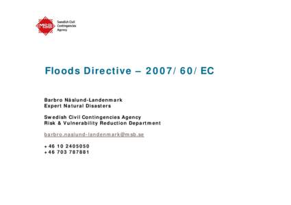 Floods Directive – EG