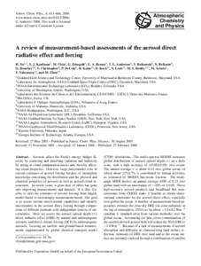 Atmos. Chem. Phys., 6, 613–666, 2006 www.atmos-chem-phys.net/ © Author(sThis work is licensed under a Creative Commons License.  Atmospheric