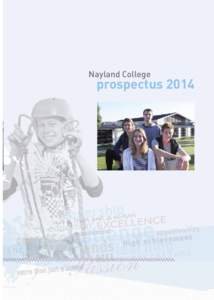 Nayland College  prospectus 2014 + Student centred + Quality teaching