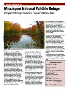 U.S. Fish & Wildlife Service  Missisquoi National Wildlife Refuge Proposed Comprehensive Conservation Plan  USFWS/Steve Vittum