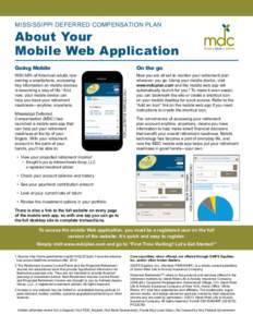 Mississippi Deferred Compensation Plan  About Your Mobile Web Application On the go