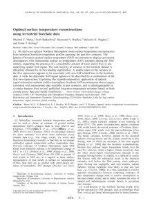 JOURNAL OF GEOPHYSICAL RESEARCH, VOL. 108, NO. D7, 4203, doi:[removed]2002JD002532, 2003  Optimal surface temperature reconstructions