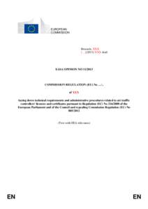 EUROPEAN COMMISSION Brussels, XXX […](2013) XXX draft