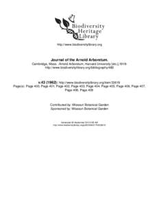 Dates of publication of the journal Linnaea
