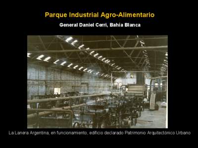 Parque Industrial Agro-Alimentario General Daniel Cerri, Bahía Blanca