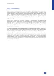 AGRADECIMIENTOS  AGRADECIMIENTOS El Informe sobre el Comercio Mundial 2008 ha sido elaborado bajo la supervisión general del Director General Adjunto Alejandro Jara. Patrick Low, Director de la División de Estudios Eco