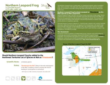 SAR_fact_sheet_Northern_leopard_frog[removed]