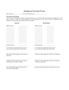 Microsoft Word - ADV2011-19 Voting System Chain of Custody.doc