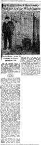 Weather-Beaten Stone Is Protected by Fence; Placed inThe Washington Post); Dec 27, 1931; ProQuest Historical Newspapers The Washington Postpg. S7 Reproduced with permission of the copyrig