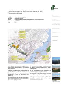 Landschaftspflegerischer Begleitplan zum Neubau der B 111 Ortsumgehung Wolgast Regionalplanung Projektgebiet Auftraggeber Aufgabe