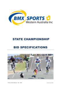 STATE CHAMPIONSHIP BID SPECIFICATIONS PO Box 1816 Midland WA[removed]revised may 2012)