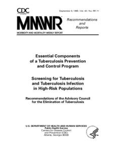 September 8, [removed]Vol[removed]No. RR-11  Recommendations and Reports