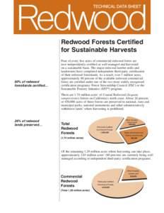 Sustainable building / Ecolabelling / Sustainability / Sustainable agriculture / Sustainable forest management / Forest / Sustainable Forestry Initiative / Sequoia sempervirens / Swanton Pacific Ranch / Forestry / Environment / Pulp and paper industry