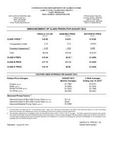 Class Prices - October 2008.xls