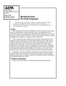 Waste / Geography of Missouri / Pollution / Tri-State district / Duenweg /  Missouri / United States Environmental Protection Agency / Tri-state area / Cherokee County /  Kansas / Tar Creek Superfund site / Joplin metropolitan area / Mining / Chat