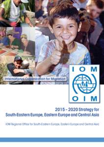 2015 – 2020 Strategy for South-Eastern Europe, Eastern Europe and Central Asia