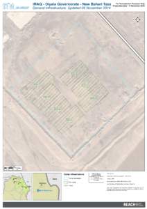 IRAQ - Diyala Governorate - New Bahari Taza  General Infrastructure: Updated 06 November 2014 For Humanitarian Purposes Only Production date : 11 November 2014